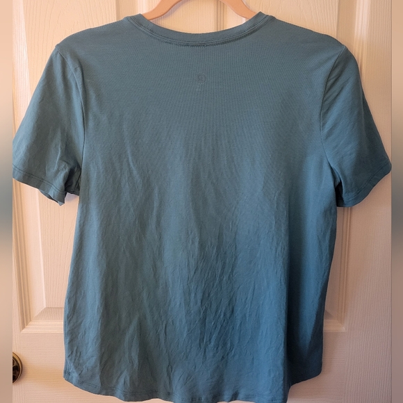 lululemon athletica Teal Short Sleeve Top - Picture 2 of 4